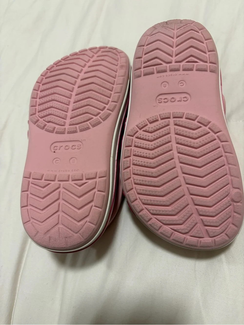 CROCS Kids' Pink Platform Clog Sandals